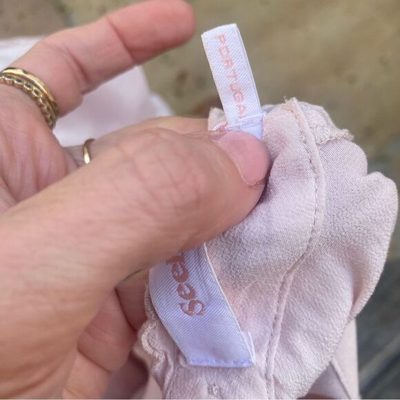 See by Chloé Mock Neck Long Dress in soft pink - Picture 6 of 15